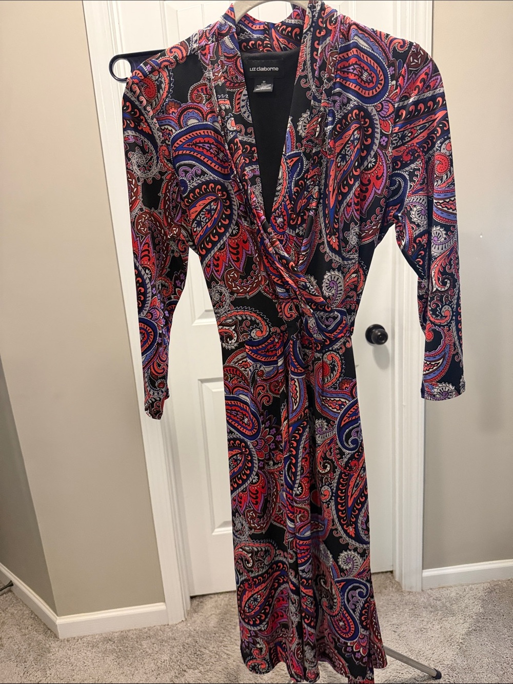 Liz Claiborne multicolor paisley